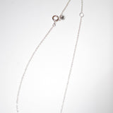 (ミントフローライト/ silver) frame pave necklace