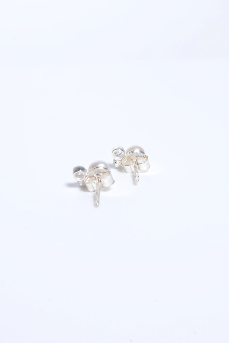 (パール_モアサナイト/silver) astra orbit  earring