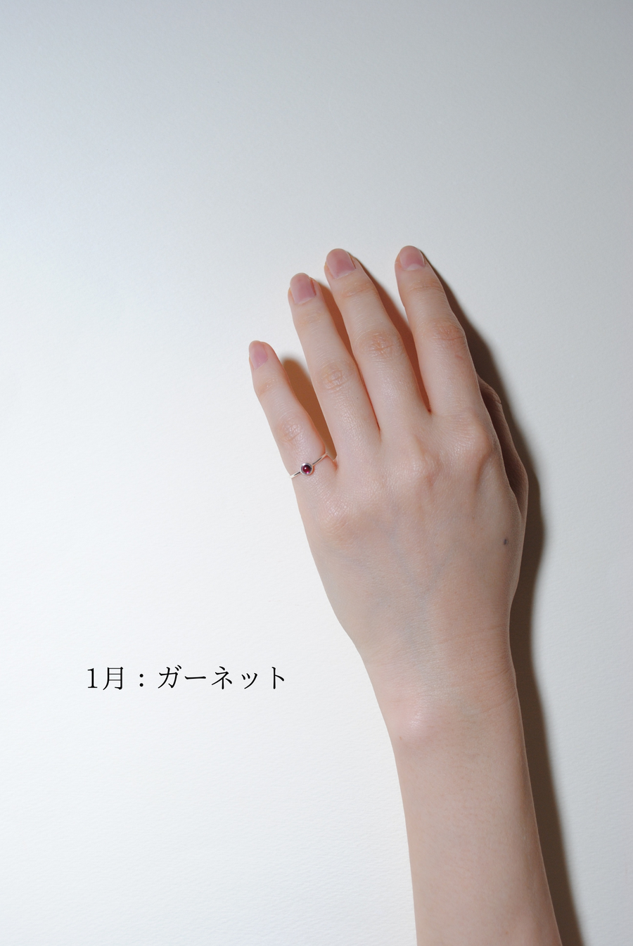 (12誕生石/silver) birth pinky ring