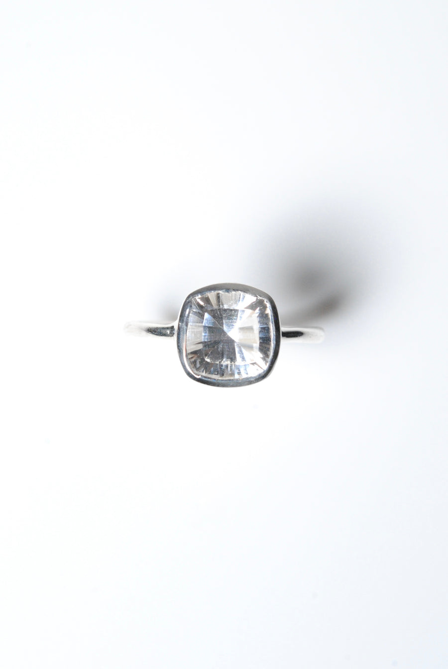 (クリスタル/silver) corn cave cushion ring