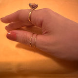 (ダイヤモンド/ 10金)  one top diamond ring  -Essential-