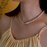 【予約販売】(オーストラリアンオパール/レインボームーンストーン) playful rosary necklace