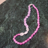 【予約販売】(ローズクオーツ/ピンクジェイド) 2way playful rosary necklace