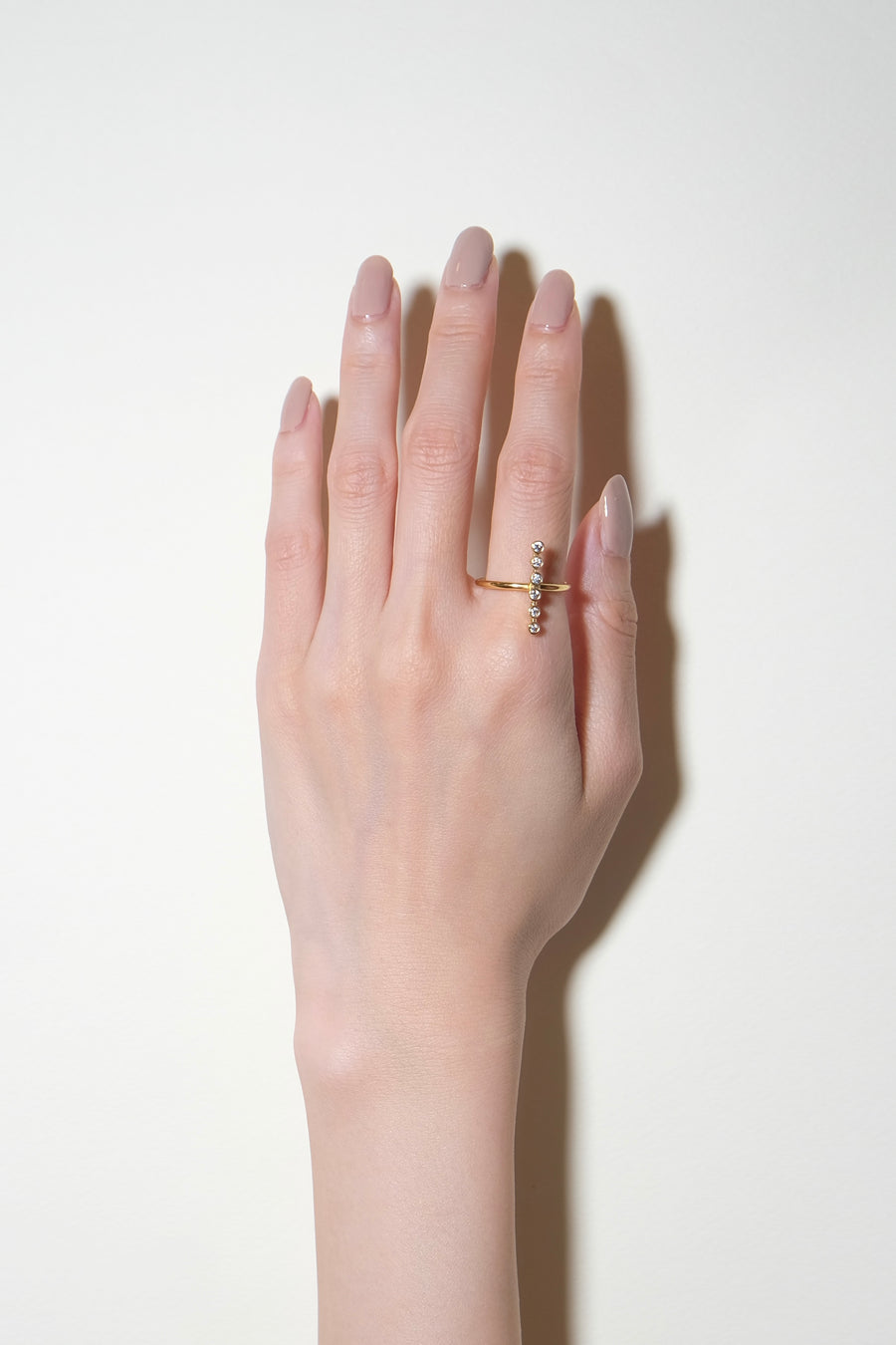 (モアサナイト/gold) dotsn dots ring