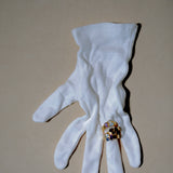 (ロンドンブルートパーズ＿アメジスト＿ブルートパーズ/gold) trio phool ring