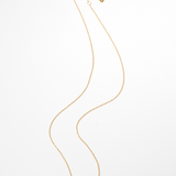 (ホワイトトパーズ/gold) cobble vow necklace