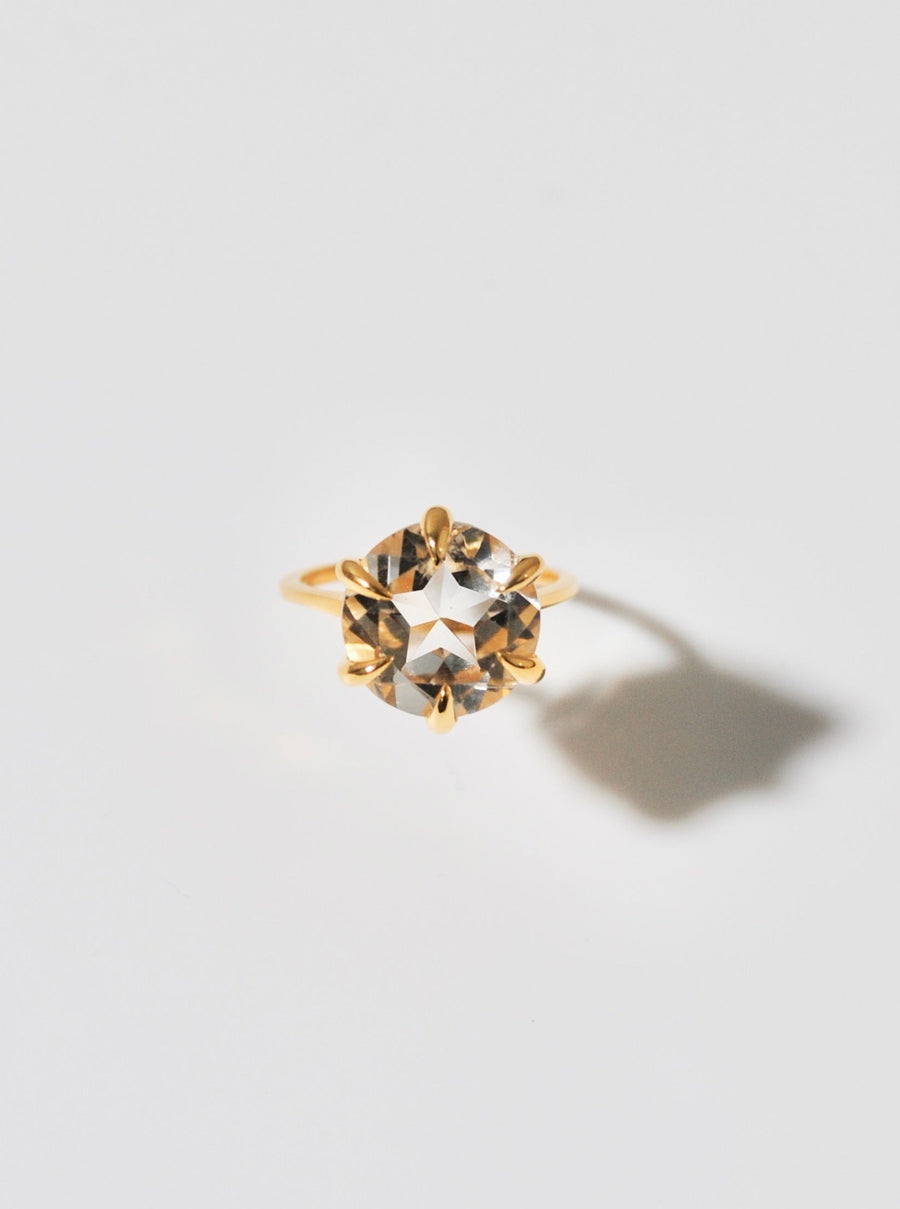 (Crystal/gold) Danger Star Inside Ring