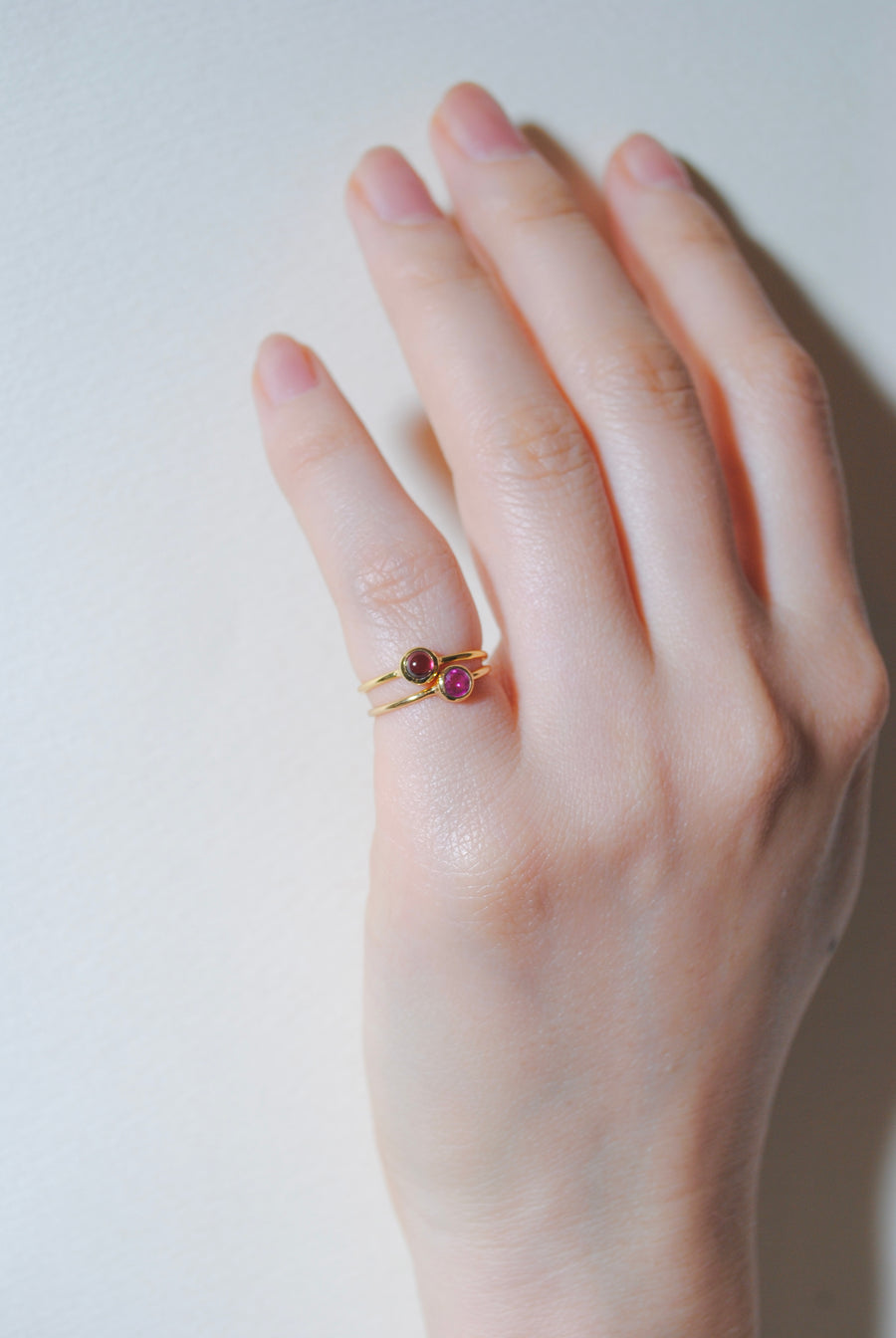 (12誕生石/gold) birth pinky ring