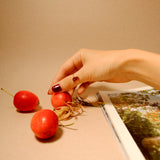 (ヘソナイトガーネット/gold)THE islan ring