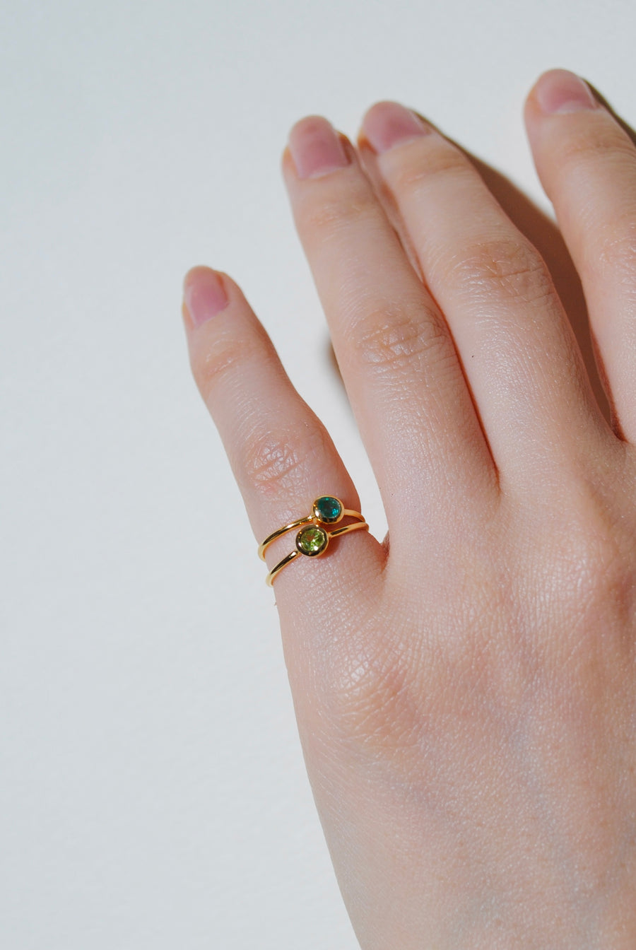 (12誕生石/gold) birth pinky ring