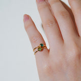 (12誕生石/gold) birth pinky ring