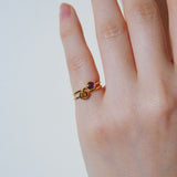 (12誕生石/gold) birth pinky ring