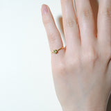 (12誕生石/gold) birth pinky ring