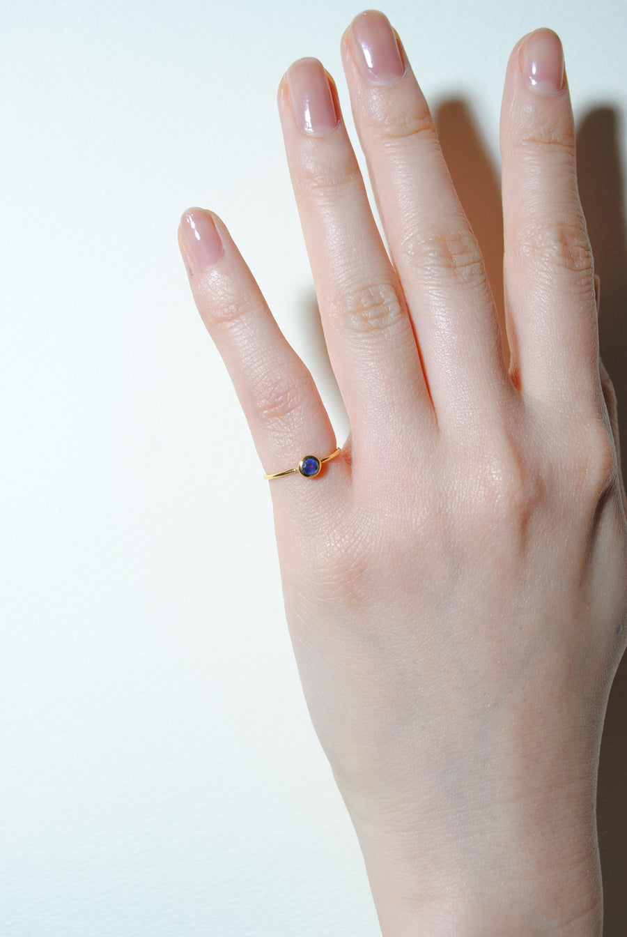(12誕生石/gold) birth pinky ring