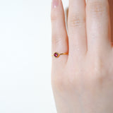 (12誕生石/gold) birth pinky ring