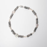 (ピカソジャスパー_パール) 2way playful rosary necklace