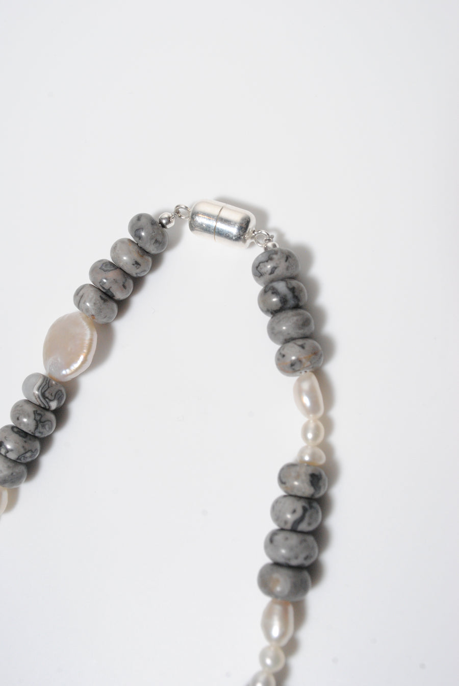 (ピカソジャスパー_パール) 2way playful rosary necklace