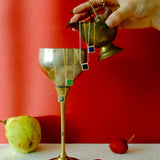 (ラピスラズリ/gold) frame pave necklace