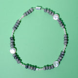 (ピカソジャスパー_パール) 2way playful rosary necklace