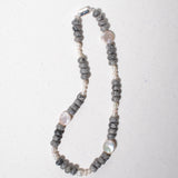 (ピカソジャスパー_パール) 2way playful rosary necklace