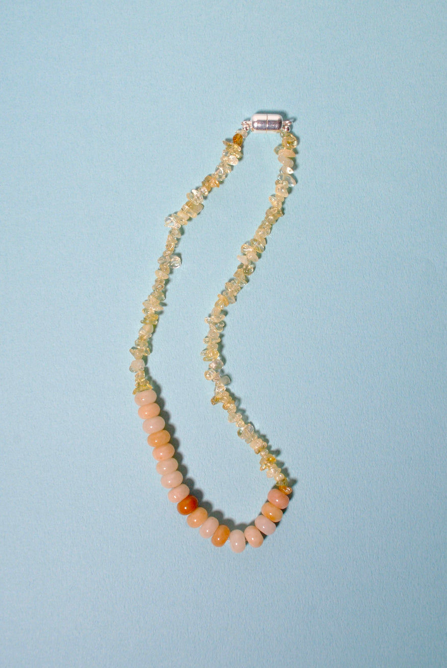 (シトリン_イエローアベンチュリン) 2way playful rosary necklace