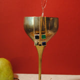 (ラピスラズリ/gold) frame pave necklace