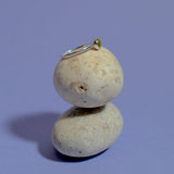 (ペリドット/silver) hemisphere basic circle ring