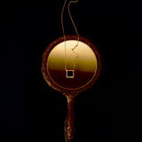 (ブラックオニキス/silver) frame pave necklace