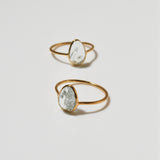 (アクアマリン/gold)：THE islan ring