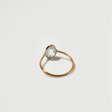 (アクアマリン/gold)：THE islan ring