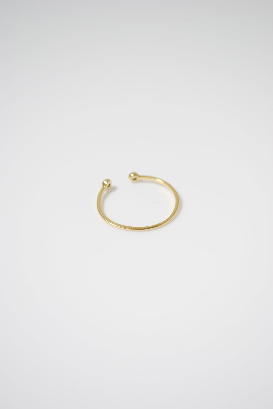 (モアサナイト/ gold：silver)  starry gap ring