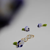 (アクアマリン/gold)：THE islan ring