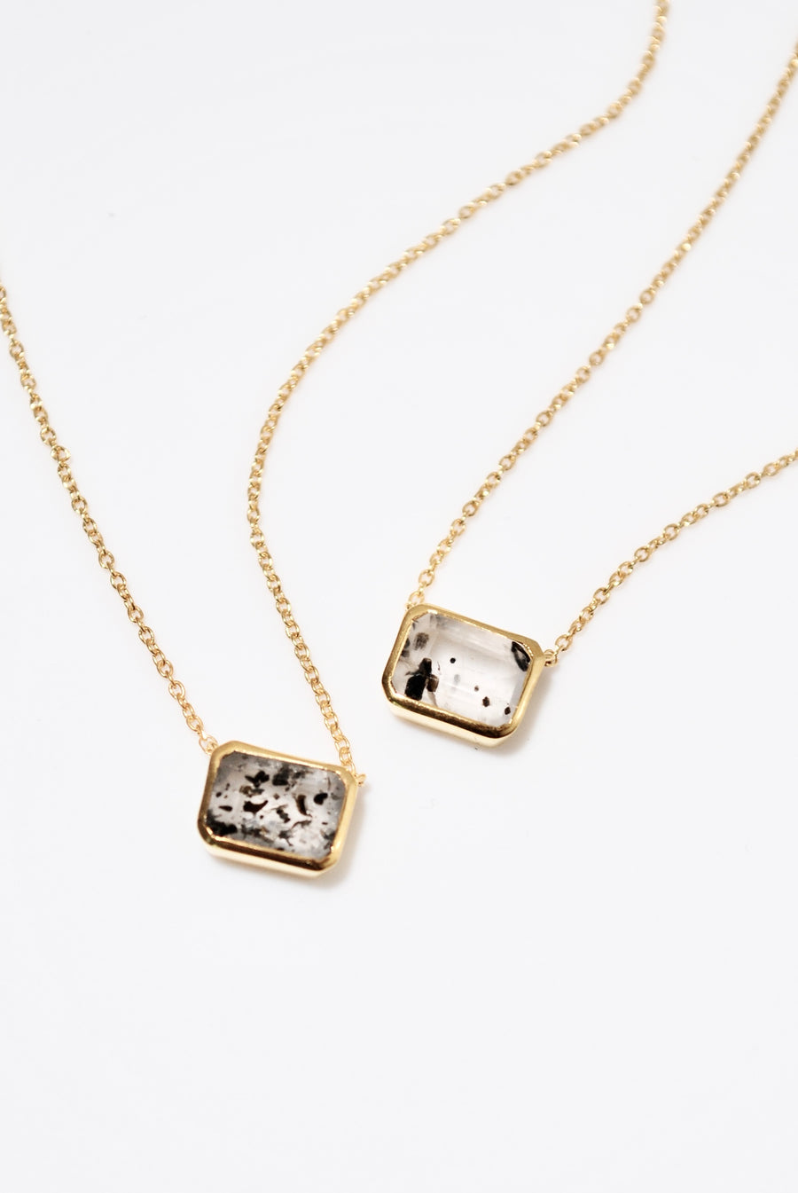 LUXGEM 14K Yellow Gold Oval Cut Pendant Necklace | 1 Carat