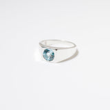 (ブルートパーズ/SILVER)pond ring