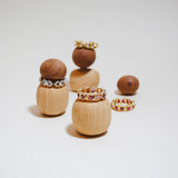 (ホワイトトパーズ/silver) All heart full eternity ring