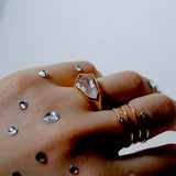 (クリスタル/gold) judy ring