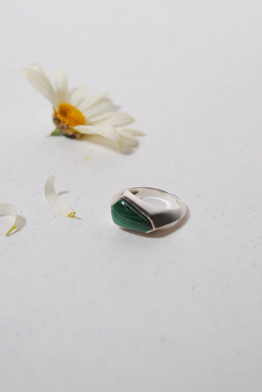 (マラカイト/silver) judy ring