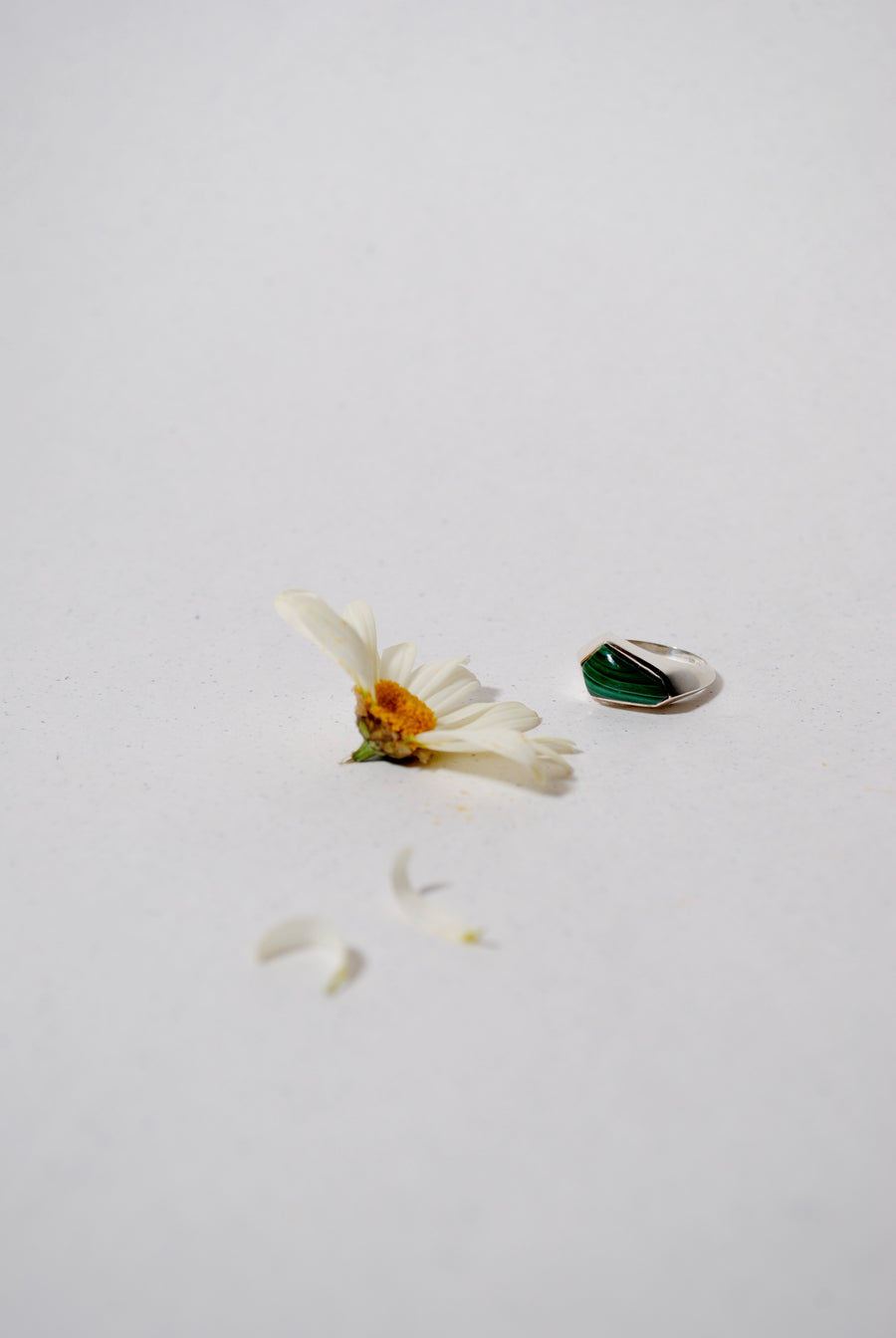 (マラカイト/silver) judy ring
