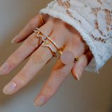 (マットローズクオーツ/gold) acorn ball ring