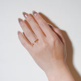 (ガーネット/gold) 2way milano ring