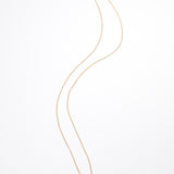 (ディープシトリン/silver) octagon tile necklace