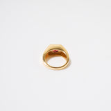 (ガーネット/GOLD)pond ring