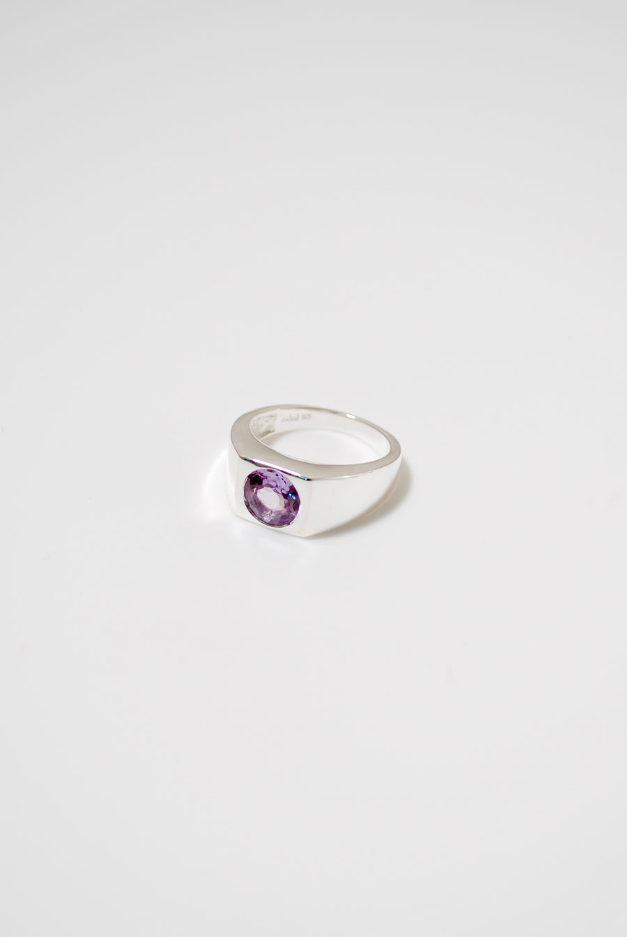 (ピンクアメジスト/SILVER)pond ring