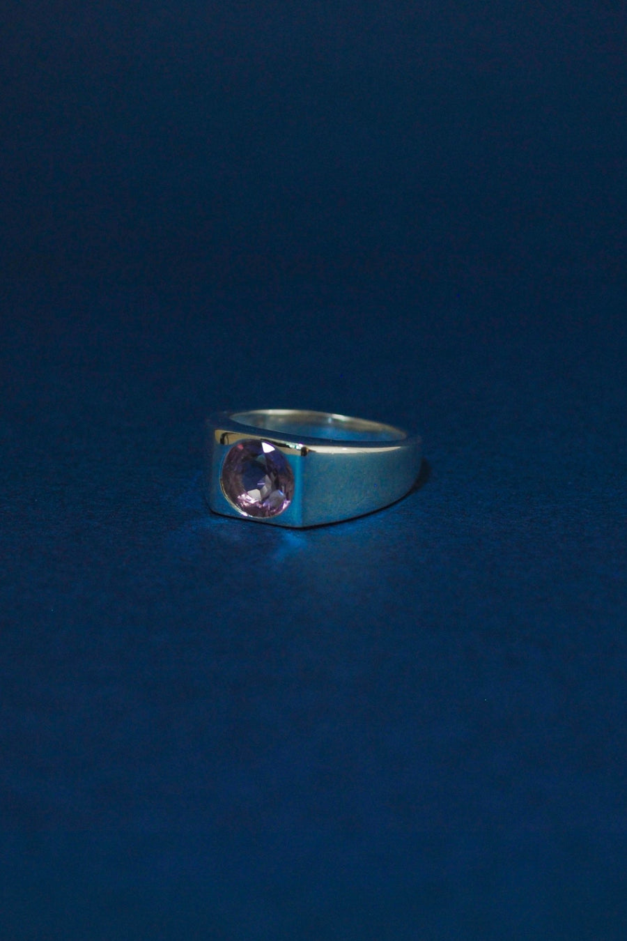 (ピンクアメジスト/SILVER)pond ring