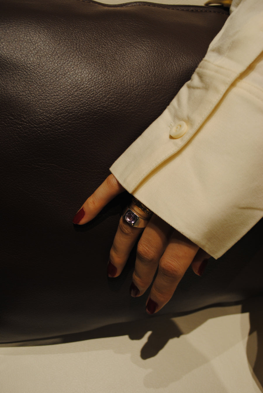 (ピンクアメジスト/SILVER)pond ring