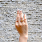 【限定商品】(ピンクアメジスト/gold) waved eternity ring-multi shape-