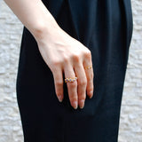 【限定商品】(ピンクアメジスト/gold) waved eternity ring-multi shape-