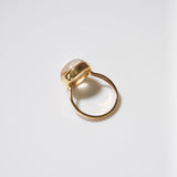 (ゴールデンルチルクオーツ/gold) moon walk ring