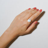 (レインボームーンストーン/gold) : moon walk ring