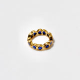 (ブルーサファイア/gold)：All heart full eternity ring